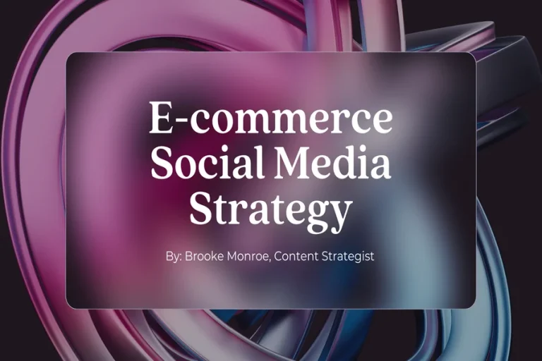 Social Media Strategy for Ecommerce Success Guide Social media strategy for ecommerce